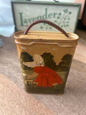 Vintage Prince Albert Pocket Tobacco Tin  Hand Painted